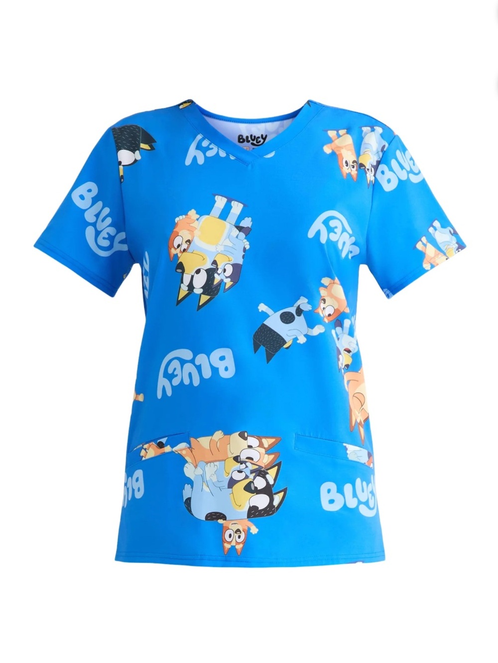 Bluey Women's Scrub Top